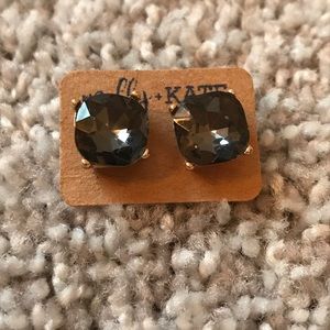 Adorable oversized gem earrings
